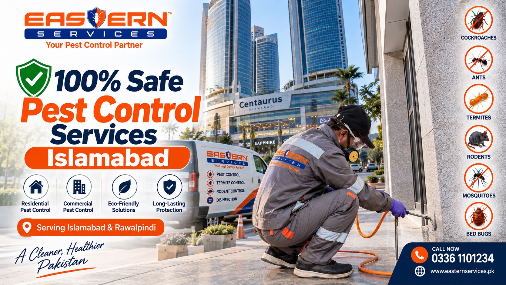 100% Safe Pest Control Services Islamabad